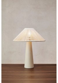 Бежова настолна лампа с текстилен абажур (височина 50 cm) Favoro – Markslöjd