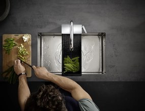 Кухненски смесител, 73830000, Hansgrohe, с изтеглящ се чучур и sBox