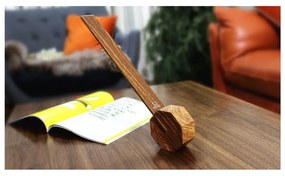Кафява LED настолна лампа (височина 38 cm) Octagon One – Gingko