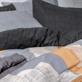 Спален комплект Cotton Box 129CTN4643, 100% памук, 3 части, Завивка 160х220 см, Чаршаф 180х240 см, Калъфка 50х70 см, Многоцветен