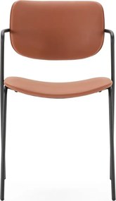 Трапезни столове в комплект от 2 бр. в тухлен цвят Maika – Marckeric