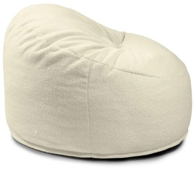 Светлосив детски пуф от букле Om 85 – SLOWDOWN