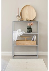 Бежов и кремав килим за открито и закрито 70x60 cm Peg Linen Vanilla – Pappelina