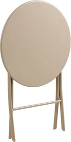 Бежов метален градински комплект за хранене за 2 Arcas – House Nordic