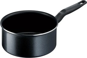 Комплект съдове за готвене Tefal C2678074 Starter Black, 6 ч, Титениево покритие, Без PFOA, Thermo-Fusion, Thermo-Signal, Индукция, Черен