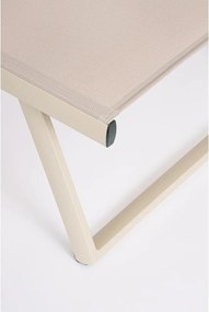 Градински шезлонг метален в естествен цвят Taylor – Bizzotto