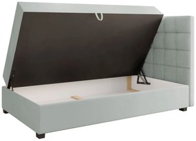 Тапицирано легло Lind-Сиво-120 x 200