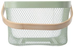 Телена метална кошница 24,5x24,5x30 cm Greenish – Orion