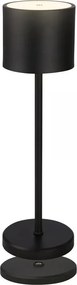 Briloner 7521015 - LED димируема настолна лампа SIGO 2,5W/5V IP44 2600 mAh черна