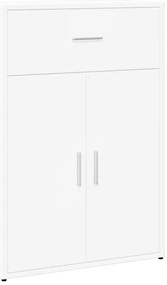 840492 vidaXL Страничен шкаф, бял, 60x30x84 см, инженерно дърво