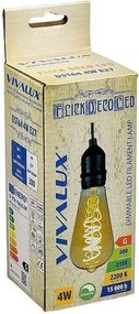 LED крушка VIVALUX FLICK DECO LED, 4W, E27, 2200K
