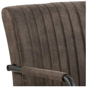 Тъмносиви трапезни столове в комплект от 2 броя Adele - Actona