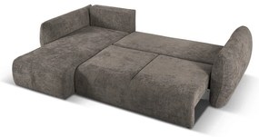 Сив ъглов диван (ляв ъгъл) Matera - Cosmopolitan Design