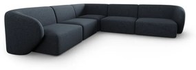 Тъмносин променлив ъглов диван Shane - Micadoni Home