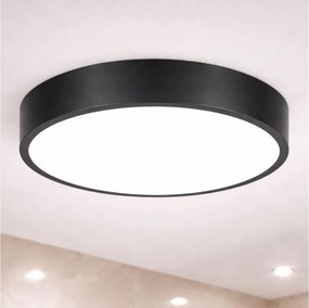 Brilagi - LED таванно осветително тяло за баня POOL LED/36W/230V Ø 40 cm IP54 черно