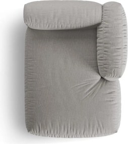 Светлосив модул за диван (десен ъгъл) Martina – Micadoni Home