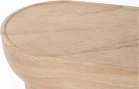 Масичка за кафе от декор от камък в естествен цвят 50x100 cm Noble – Zuiver