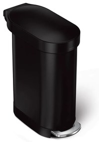 Стоманен кош за отпадъци с педали 45 л Slim - simplehuman