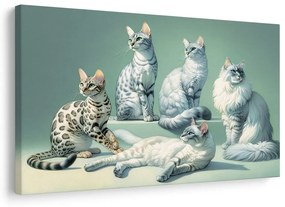 Картина на платно – Елегантни котки