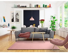 Розов килим Berna Liso, 60 x 110 cm - Universal