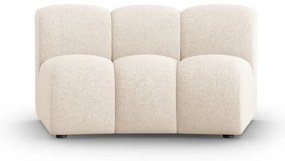 Кремав модулен диван (среден модул) Lupine – Micadoni Home