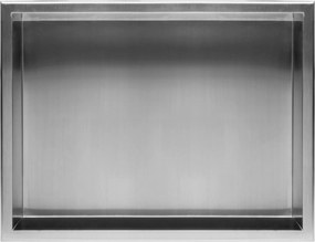 Вграден рафт за баня  30x45 steel brush