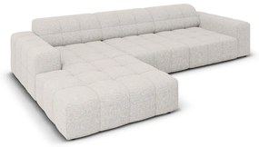 Светлосив ъглов диван (ляв ъгъл) Chicago - Cosmopolitan Design