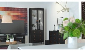 Черна маса за кафе 81x81 cm Madrid - Tvilum