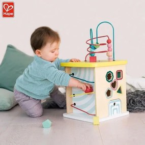 Детски занимателен куб, Hape, 36 х 34 х 34 см