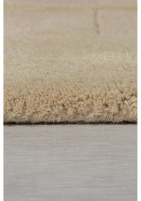 Бежов вълнен кръгъл килим ø 160 cm Gigi - Flair Rugs