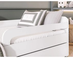 Бяло детско легло 80x200 cm с включен матрак/с включена подматрачна рамка Duuli – ELTAP