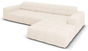 Кремав ъглов диван (десен ъгъл) Chicago - Cosmopolitan Design