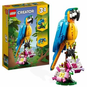 Playset Lego Creator 31136 Exotic parrot with frog and fish 3 в 1 253 Части