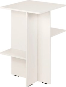 Сиво-бежово нощно шкафче с рафтове Atik – noo.ma