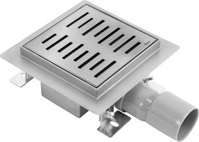 Линеен отводнител REA LINE 150x150 Nickel Brush