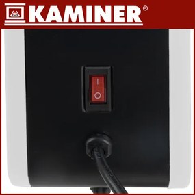 Електрически конвектор Kaminer Ziflo 2300W — С WiFi управление, таймер и дистанционно, бял
