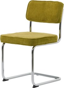 Зелен велурен трапезен стол Rupert – Unique Furniture