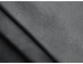 Сива кадифена табуретка Nalu – Makamii