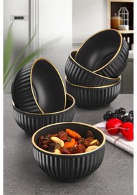 Черни чаши в комплект от 6 броя по 0,25 л - Hermia