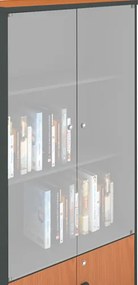 Стъклени врати за библиотека Alpha