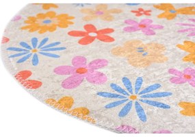 Детски килим подходящ за пране ø120 cm Joyfull Garden – Vitaus