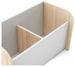 Бяла детска библиотека 70x42 cm Esteban – Marckeric