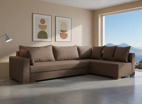 Ъгъл диван Trendy-Left-285φ 185β cm.-Chocolate