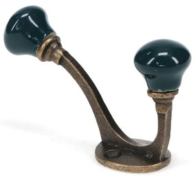 Тъмносиня метална стенна закачалка 3 cm – Rex London