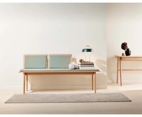 Светлозелена вълнена пейка Elba - Hammel Furniture