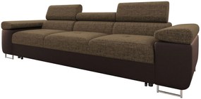 Диван Torezio триместен-Кафяво