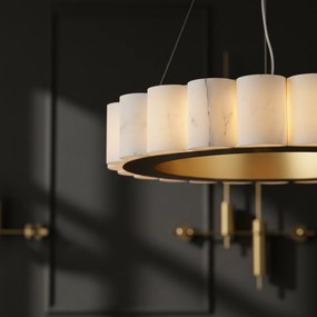 Лампа APP1801-CP 50 cm Brush Gold