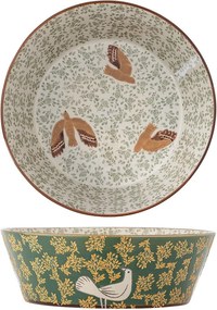 Зелена керамична купа ø 28 cm Hezha – Bloomingville