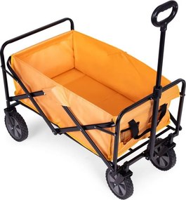 Сгъваема транспортна количка 100 кг – градинска и плажна количка на колела