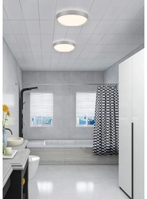 Светодиодна лампа за таван в сребристо ø 33 cm Clarimo - Trio